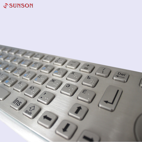 Arabic Waterproof Metal Medical Keyboard With USB PS2 Port