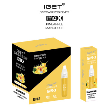 IGET MAX 2300 Puffs blueberry raspberry ice