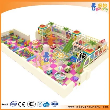 Commercial amusement park indoor soft playground Equipment