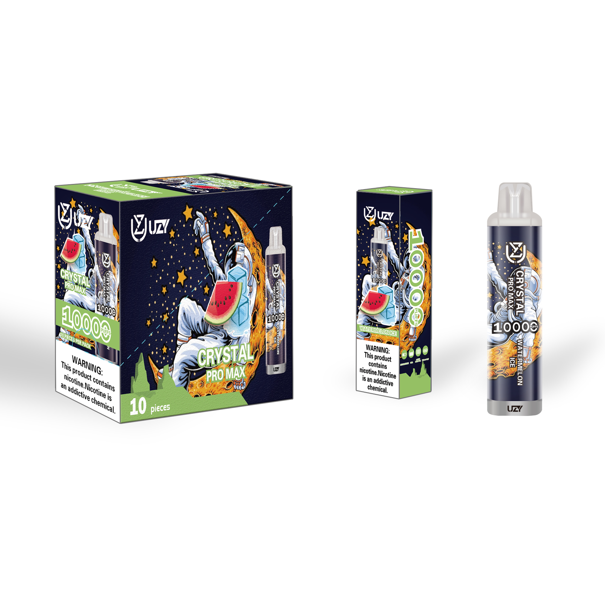 Crystal Pro Max 10000 Puffs Vape descartável em massa