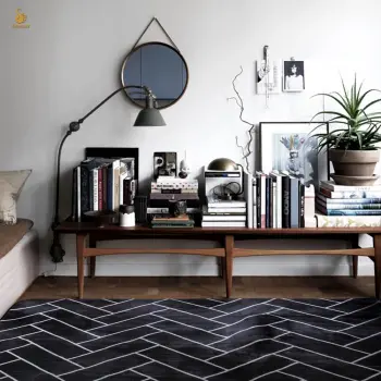 Crystal cashmere carpets for living room