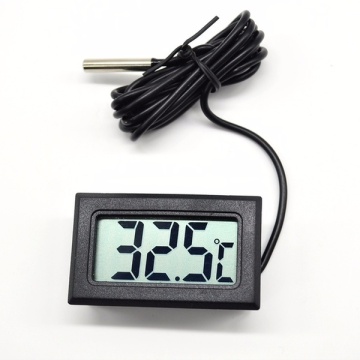 Termometer LCD digital dengan probe