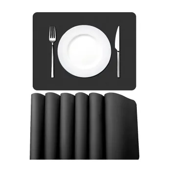 Premium BPA-Free Silicone Placemat, Bowl, and Leather Pad: Reusable and Safe Dining Solutions