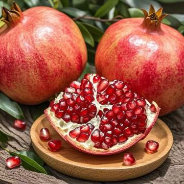 يتم توصيل الرمان العضوي الطازج إلى باب منزلك