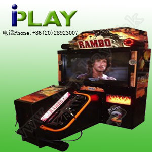 55"Rambo Coin operated shooting game machine
