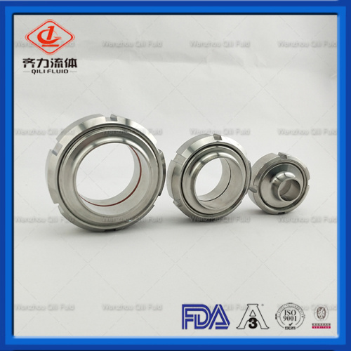 Sanitary Stainless Steel SMS Union with gasket