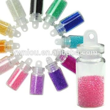 Mixed Color DIY Mini Caviar Nail Art Tips Design Metal Ball Beads Decoration