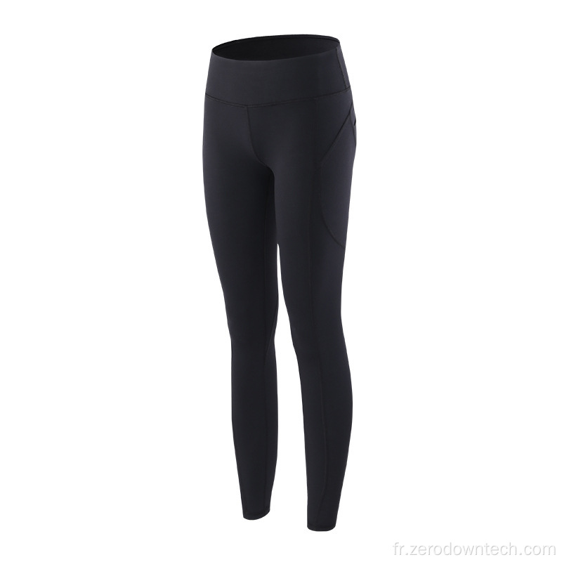 pantalon de course de yoga pour levage des hanches, élastique et élastique