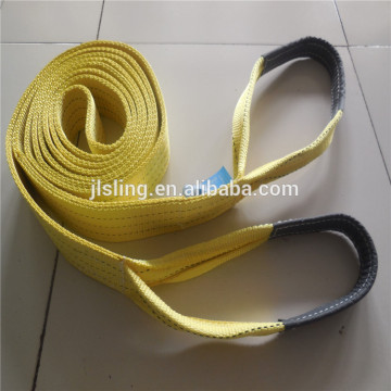 Hot selling Polyester lifting webbing belt widely/sling belt/double layer webbing sling
