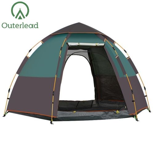 Outerlead 4-6 Person Waterproof Instant Hexagon Cabin Tent