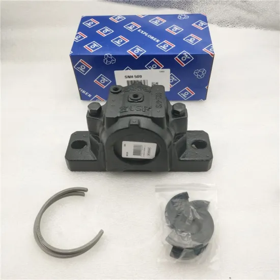 Black Split Pillow Block Bearing SNH 509/Vz2P3 Whole Set
