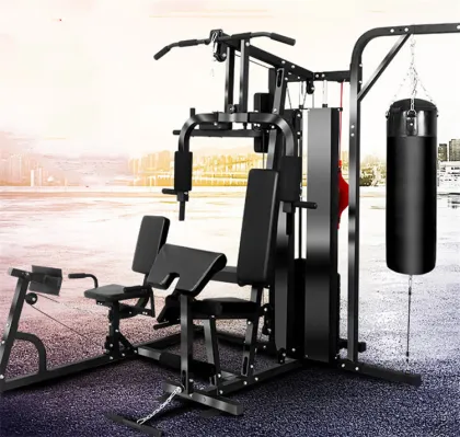 Pulley Pullover Cable Crossover Back Fitness Squat Multi-Function Station