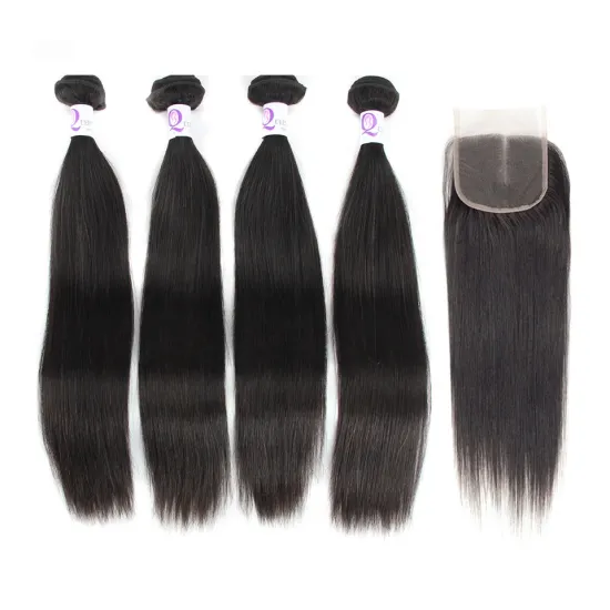 100 Premium Virgin Hair Bundles And Closure Set Peruvian Hair With Film Lace Frontal Cambodian Wavy Hair Body Wave With Closure