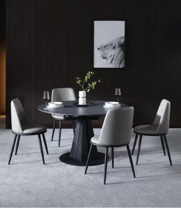 Stone Extendable Multifunctional Long Narrow Dining Table