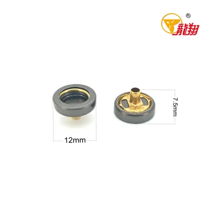 502# Covered Foot Brass Snap Fastener