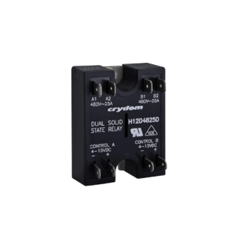 H12D4840DE-10 Solid State Relay - Dual Panel Mount SSR