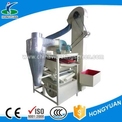 Pistachio nut pine nut gravity cleaning and grading machine