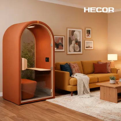 All-in-One Home Office Pod Complete Setup