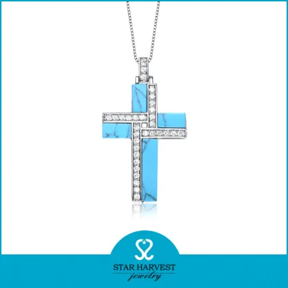 Silver necklace men jewelry for wholesale