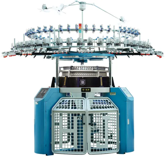 Electronic Computerized Jacquard Circular Knitting Machine with Mesh Cams - Chuangda 3 Way