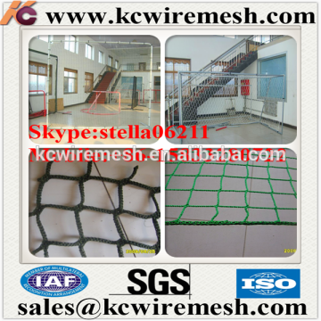 Factory!!!!! KangChen USA MARKET 100% virgin hdpe white cargo net,cut and sew correas red de carga
