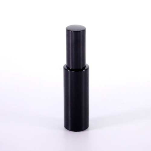 China 40ml black glass flat shoulder reed diffuser bottle Supplier