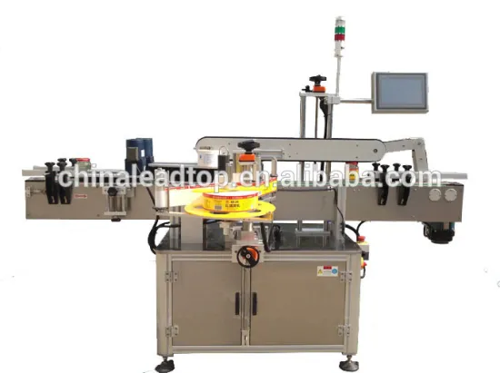 Automatic round bottle labeling machine