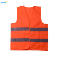 Shinny Orange Yellow High Visibility Safety Vest