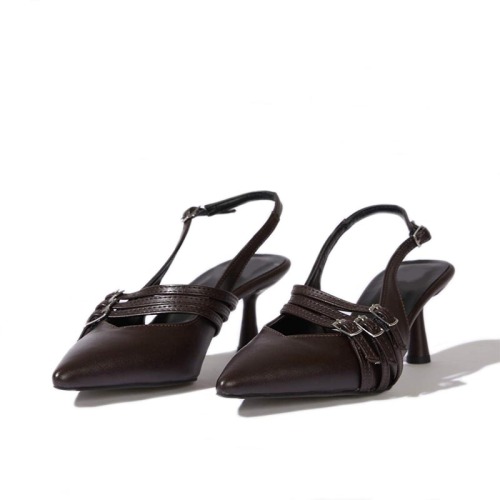 Luxurious French Pointed Toe Slides for Elegant Style