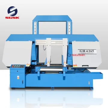 GH4260 GH4265 Double Column Horizontal Band Saw Machine - SGSK Band Sawing Cutting Machine