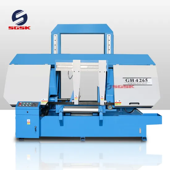 GH4260 GH4265 Double Column Horizontal Band Saw Machine - SGSK Band Sawing Cutting Machine