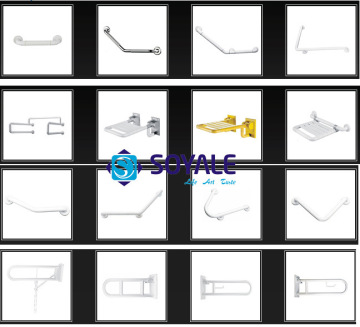 Hot Selling Disabled Grab Bar Handrail with Polished or White Coated Finish