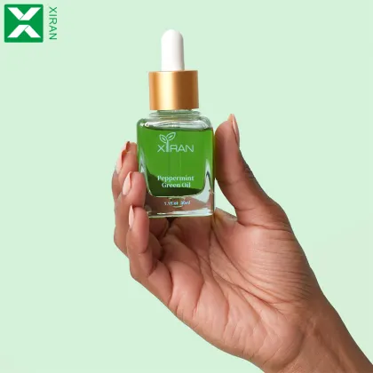 Peppermint Green Oil - Moisturizing and Calming Face Essential Oil for Skin Care