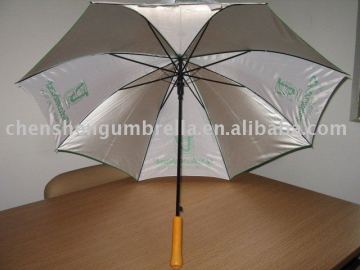 170T polyester fabric black metal shaft umbrella