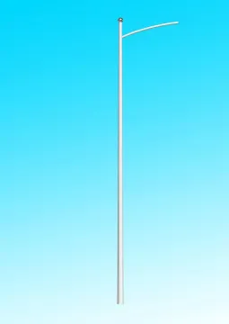 Q235 galvanized street lighting pole light post