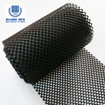 Black Plastic Gutter Guard HDPE Mesh