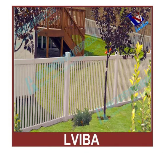 White PVC Like Villa Fence, Aluminum Post Fence, Swimming Pool Fences PVC Like