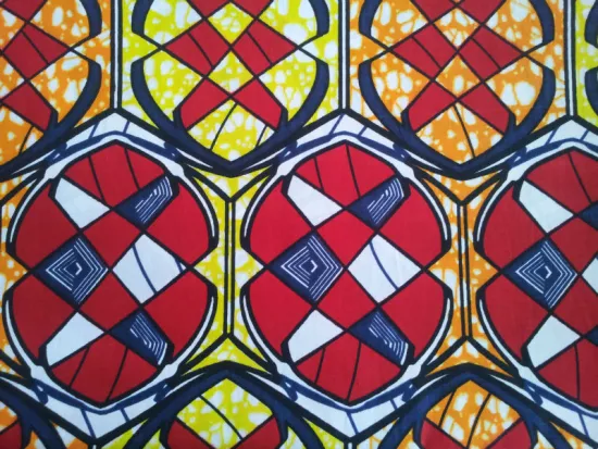 London wax 100% cotton fabric