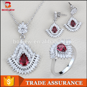 elegant costume jewelry princess necklace earring and ring authentic silver set