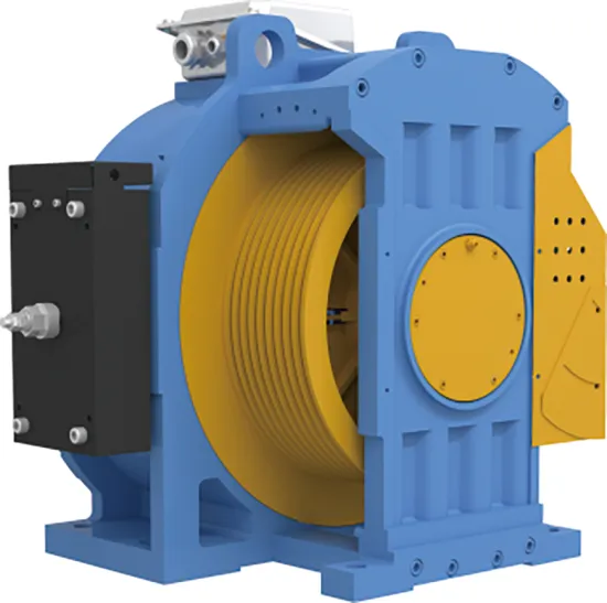 Heavy Load Elevator Gearless Traction Machine with CE Lift Motor