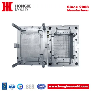Plastic Turnover Basket Injection Mold
