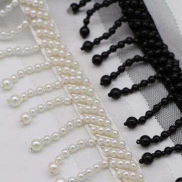 New Fashion Pearl Tassel Beaded Trimming: Edge Enhancer for Your Designs