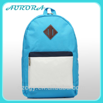 Wholesale alibaba china custom popular sky blue School Bags backpack