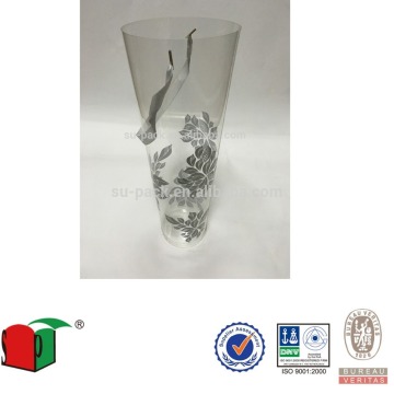 PVC beautiful round flower tube