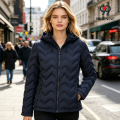 Jaqueta Parka feminina elegante de inverno