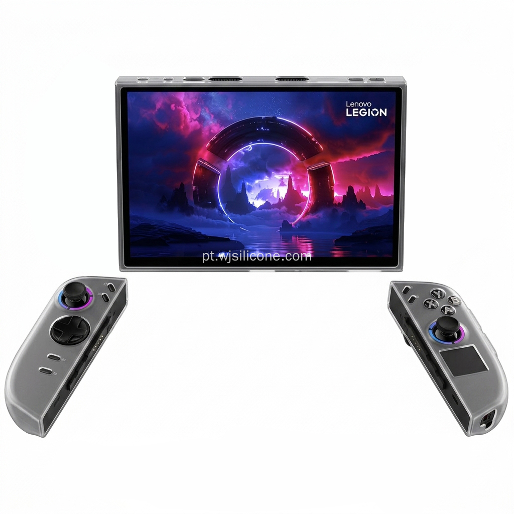 Capas protetoras de silicone para console Lenovo Legion para jogos