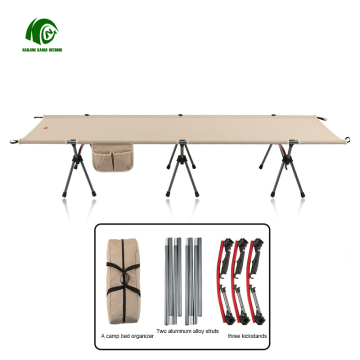 Lit de lit pliable respirant et portable pour le camping facile