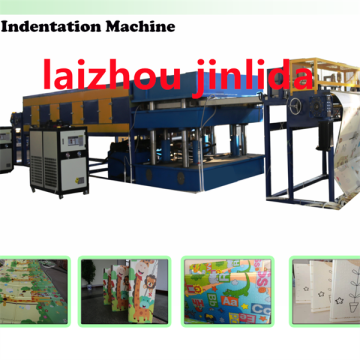 Thermoforming baby mat making machine