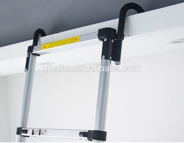 telescopic ladder with hook