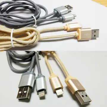 Nylon Woven Cable charge cable for iPhone